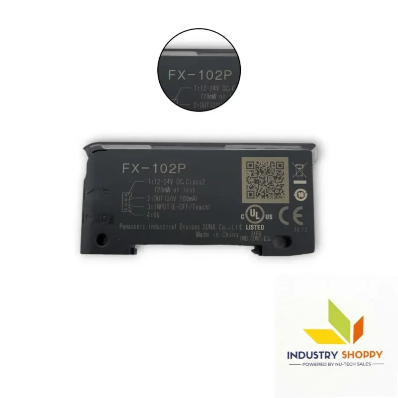 Panasonic FX-102P-CC2 Digital Fiber Sensor Panasonic FX-102P-CC2 Digital Fiber Sensor